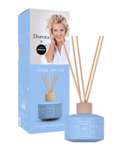 AROMA HOME & DOROTA - Świeże pranie - 100 ml - Patyczki zapachowe.jpg