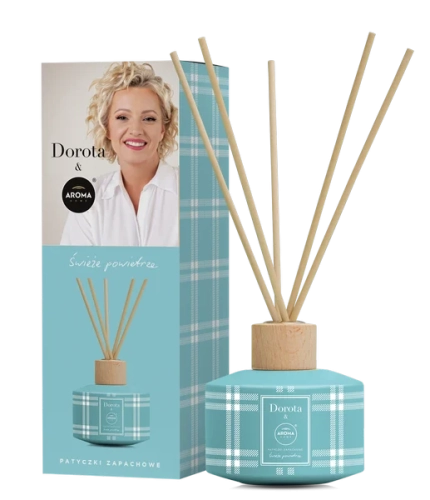 AROMA HOME & DOROTA - Świeże powietrze - 100 ml - Patyczki zapachowe.png