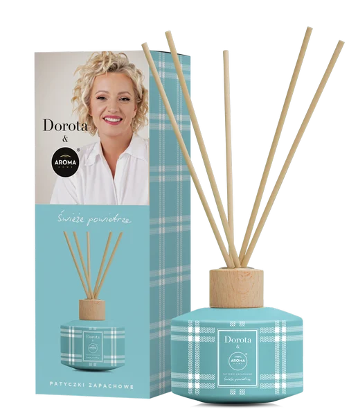 AROMA HOME & DOROTA - Świeże powietrze - 100 ml - Patyczki zapachowe.png