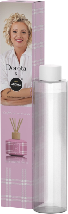 AROMA HOME & DOROTA - Konfitura malinowa REFILL - 100 ml - Patyczki zapachowe UZUPEŁNIENIE2.png