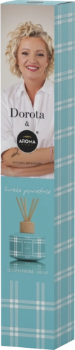 AROMA HOME & DOROTA - Świeże powietrze REFILL - 100 ml - Patyczki zapachowe UZUPEŁNIENIE.PNG