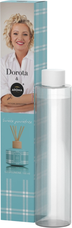 AROMA HOME & DOROTA - Świeże powietrze REFILL - 100 ml - Patyczki zapachowe UZUPEŁNIENIE2.PNG