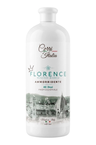 CORRI d'ITALIA FLORENCE Muschio Bianco - 1000ml - 40 płukań - Płyn do płukania Białe piżmo.png