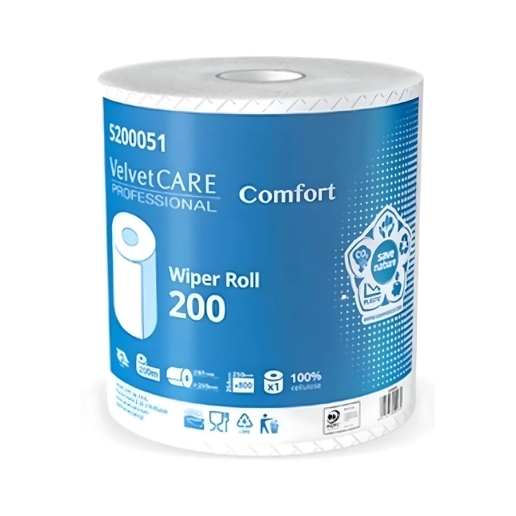 Czyściwo przemysłowe VelvetCare Comfort - 2 warstwy  200m  800 listków.png